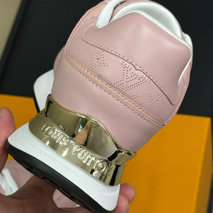 LV NEO RUN AWAY SNEAKER IN PASTEL PINK CALFSKIN