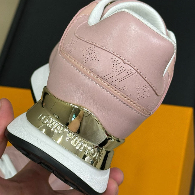 LV NEO RUN AWAY SNEAKER IN PASTEL PINK CALFSKIN