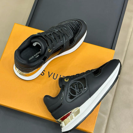LV NEO RUN AWAY SNEAKER IN BLACK CALFSKIN