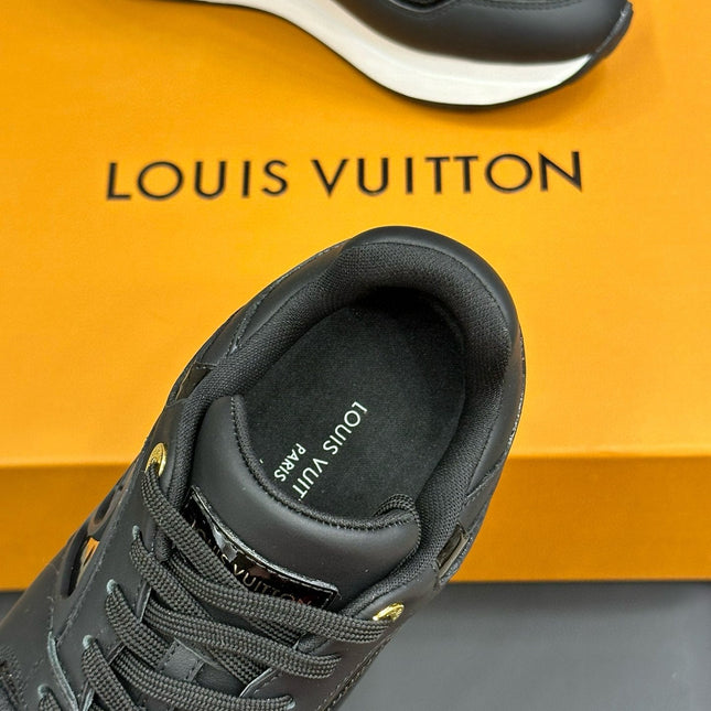 LV NEO RUN AWAY SNEAKER IN BLACK CALFSKIN