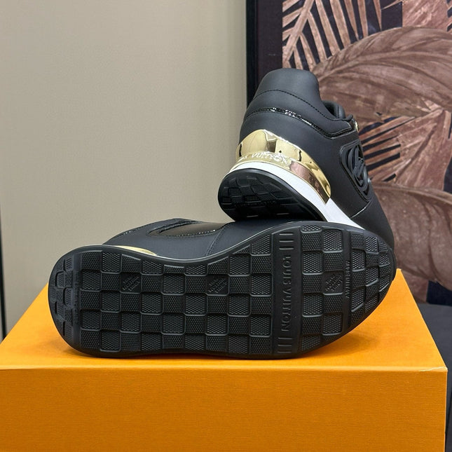 LV NEO RUN AWAY SNEAKER IN BLACK CALFSKIN