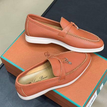 LP SUMMER CHARMS WALK LOAFERS TANGERINE LAMBSKIN