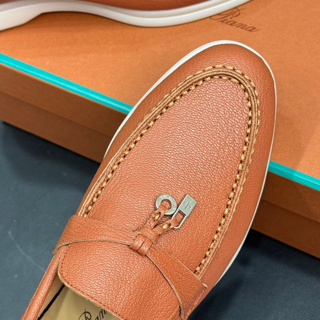LP SUMMER CHARMS WALK LOAFERS TANGERINE LAMBSKIN