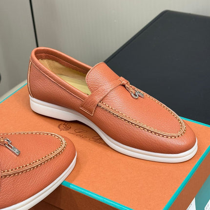 LP SUMMER CHARMS WALK LOAFERS TANGERINE LAMBSKIN