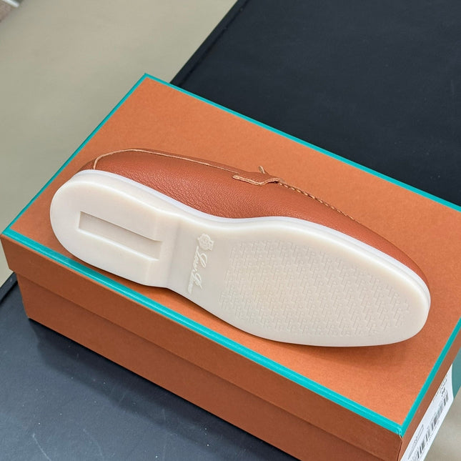 LP SUMMER CHARMS WALK LOAFERS TANGERINE LAMBSKIN