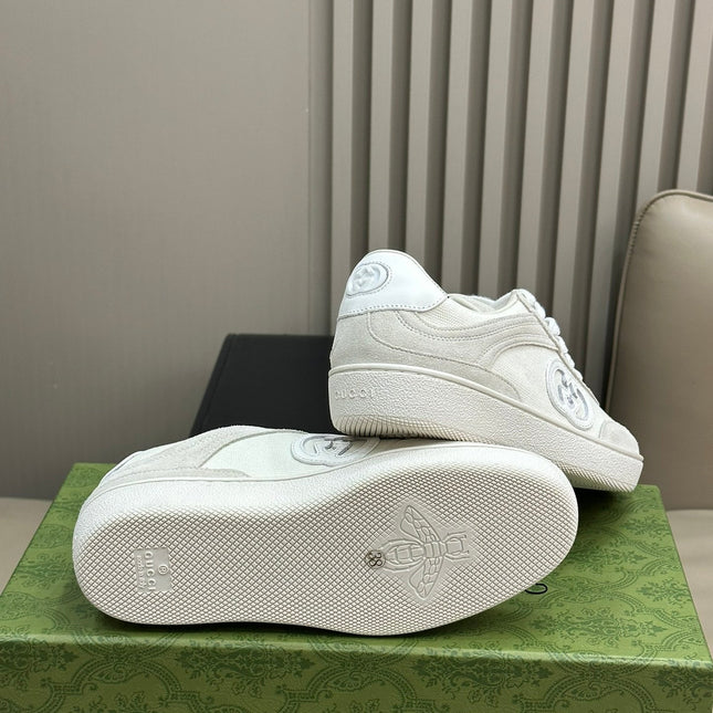 GG replica shoes white