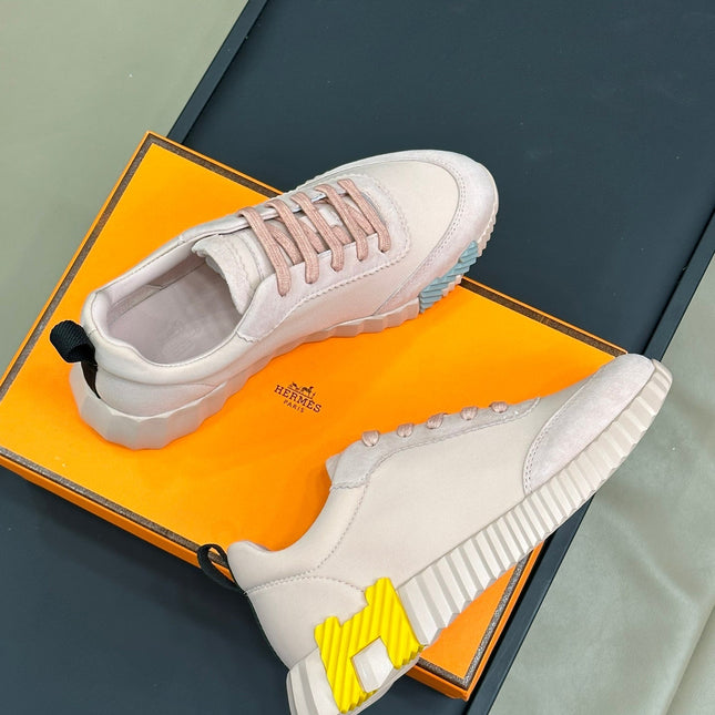 BOUNCING SNEAKERS LIGHT PINK CALFSKIN