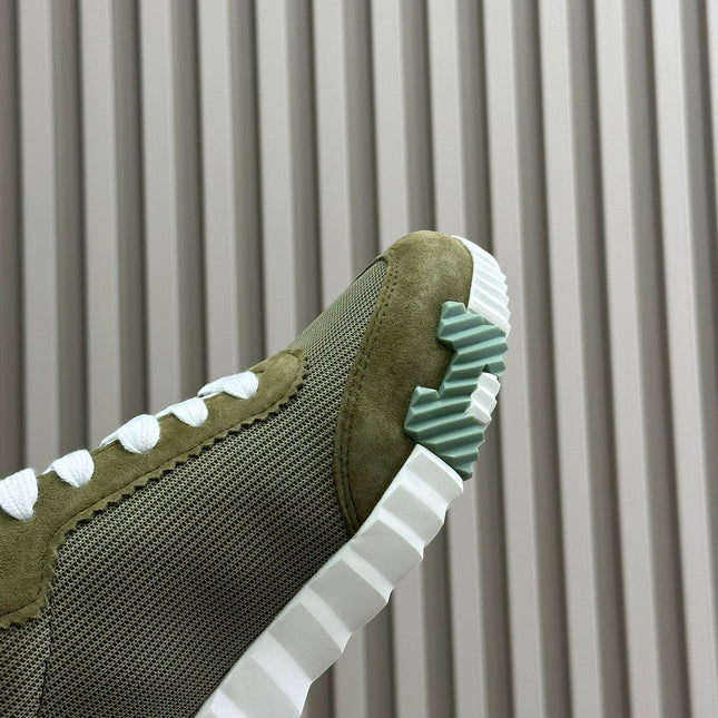 BOUNCING SNEAKERS OLIVE CALFSKIN