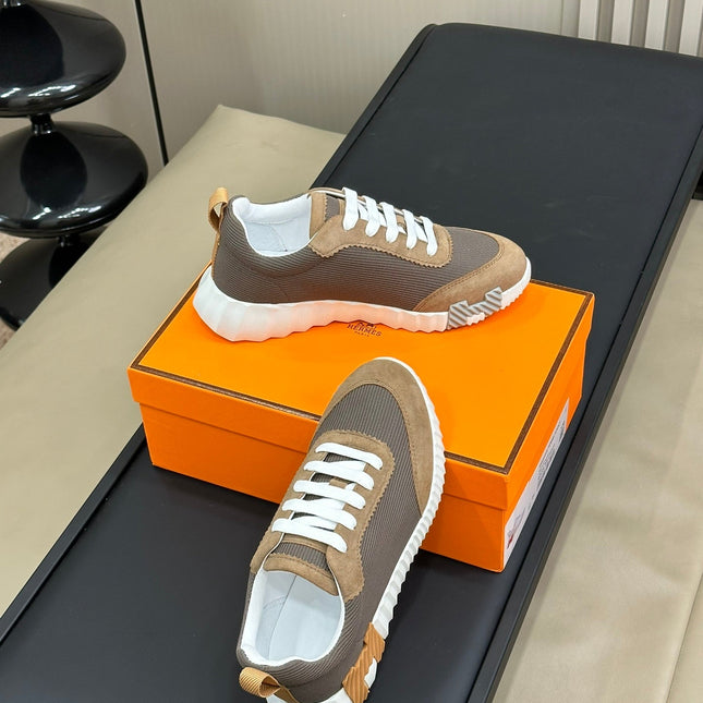 BOUNCING SNEAKERS BROWN CALFSKIN