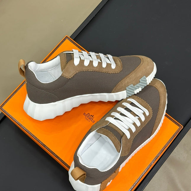 BOUNCING SNEAKERS BROWN CALFSKIN