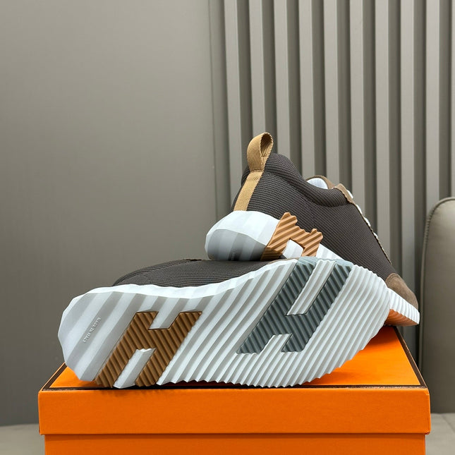 BOUNCING SNEAKERS BROWN CALFSKIN