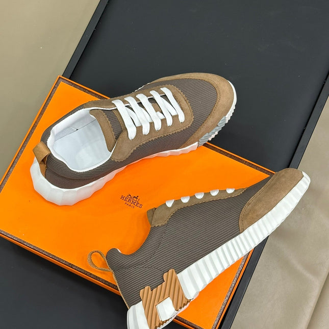 BOUNCING SNEAKERS BROWN CALFSKIN