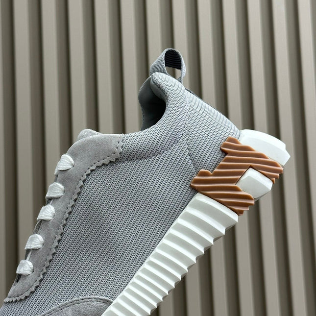 BOUNCING SNEAKERS LIGHT GRAY CALFSKIN