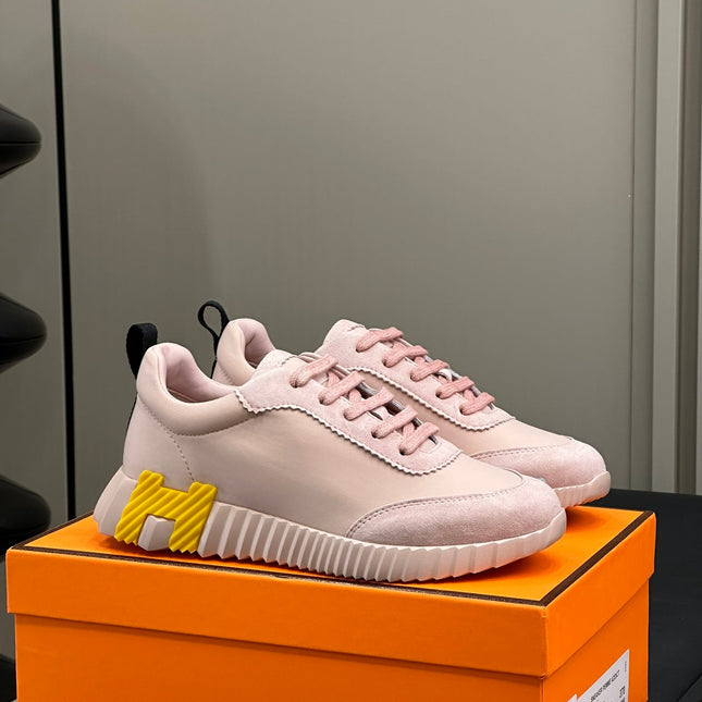 BOUNCING SNEAKERS LIGHT PINK CALFSKIN