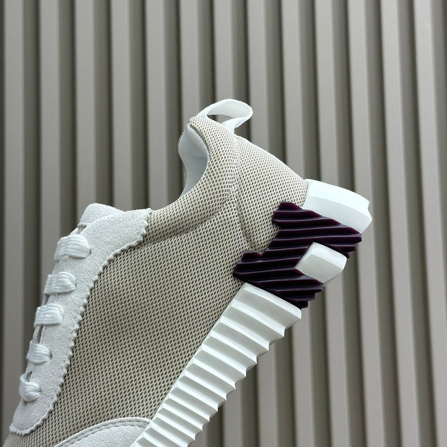 BOUNCING SNEAKERS BRIGHT GRAY CALFSKIN