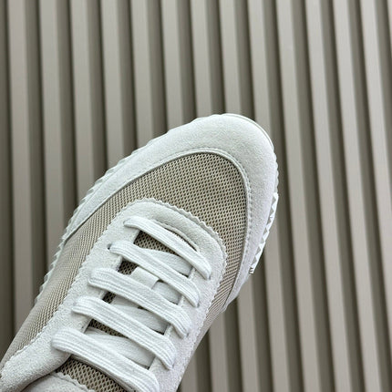 BOUNCING SNEAKERS BRIGHT GRAY CALFSKIN