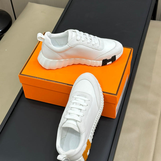 BOUNCING SNEAKERS WHITE CALFSKIN