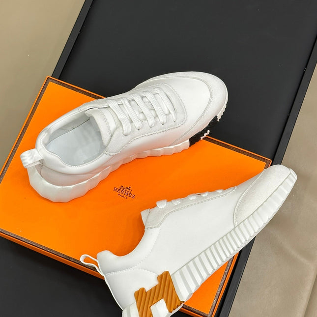 BOUNCING SNEAKERS WHITE CALFSKIN