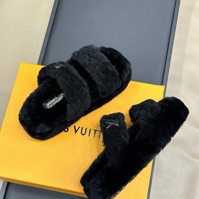 LV WOMEN SUNSET PLATFORM COMFORT MULE