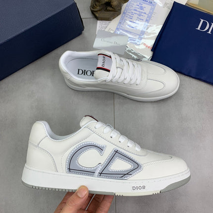 CD HOMME SNEAKERS WHITE CALFSKIN