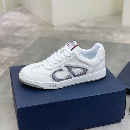 CD HOMME SNEAKERS WHITE CALFSKIN