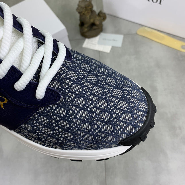 CD B24 SNEAKER NAVY AND GRAY FABRIC
