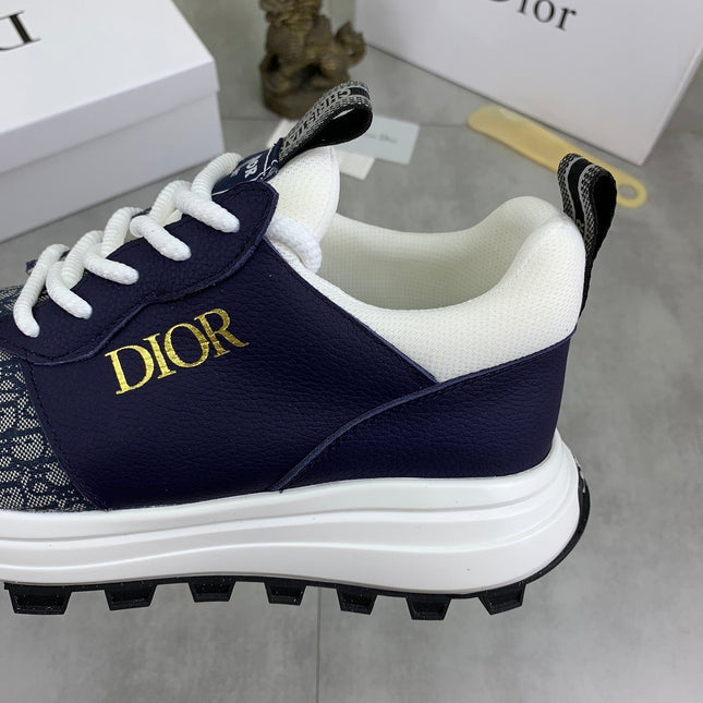 CD B24 SNEAKER NAVY AND GRAY FABRIC