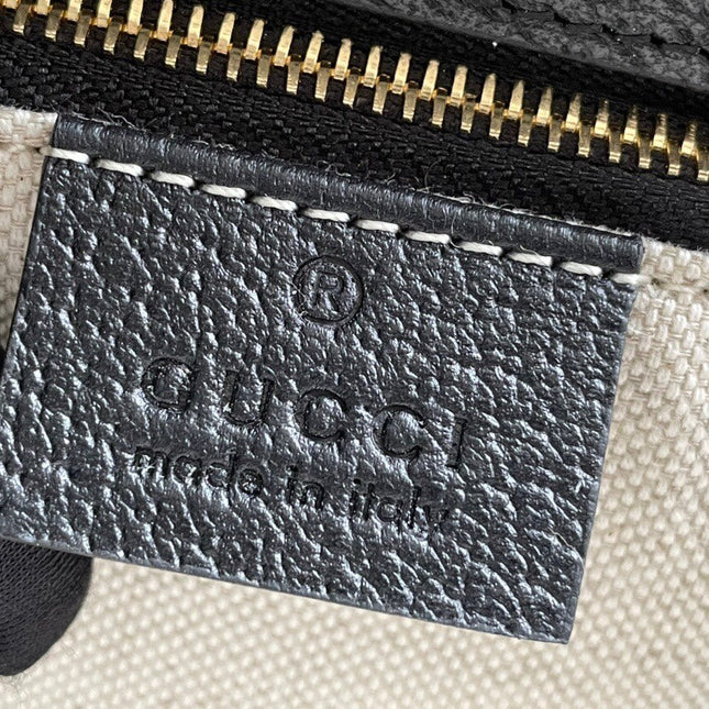 GG HORSEBIT 1955 MINI BAG 25 IN BLACK DENIM