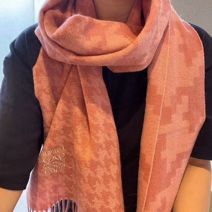 SCARF 190 CM IN BLUSH PINK CASHMERE 415207