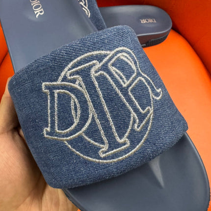 CD AQUA SLIDE SANDAL AEGEAN DENIM