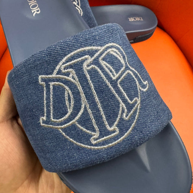 CD AQUA SLIDE SANDAL AEGEAN DENIM