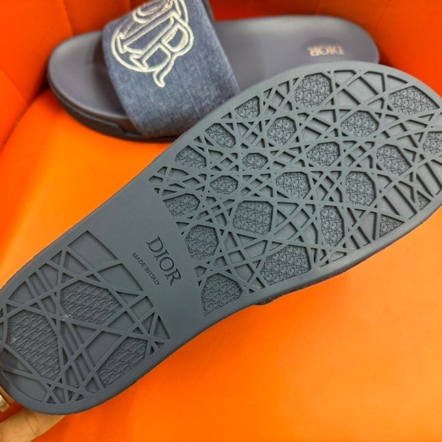 CD AQUA SLIDE SANDAL AEGEAN DENIM