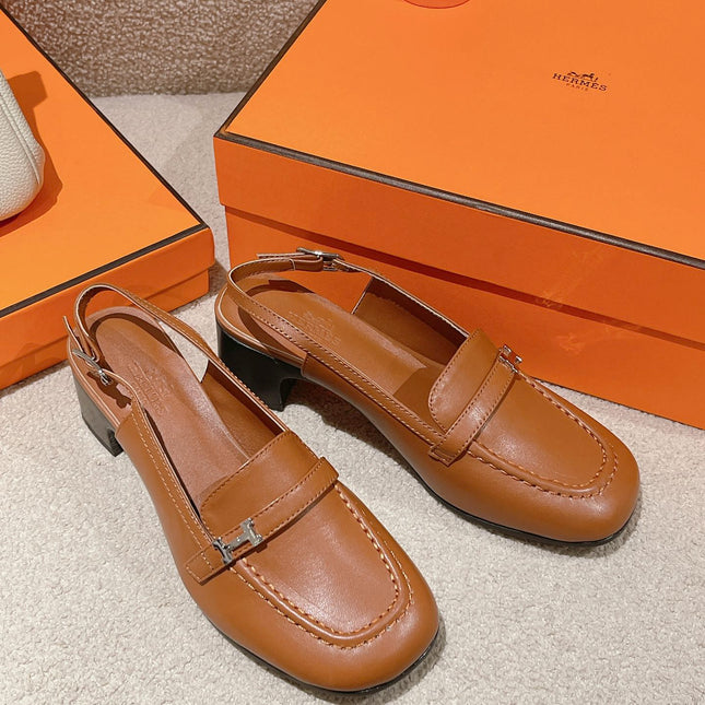 INFINIE 50 PUMP CARAMEL LAMBSKIN