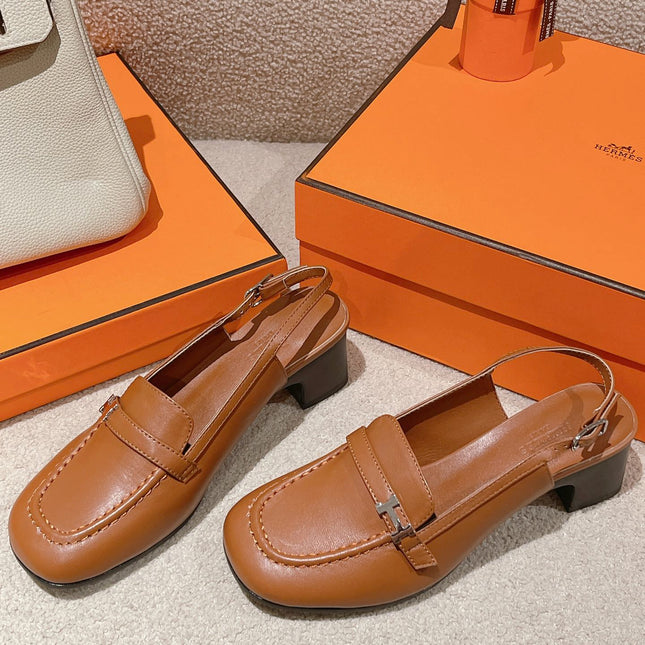 INFINIE 50 PUMP CARAMEL LAMBSKIN