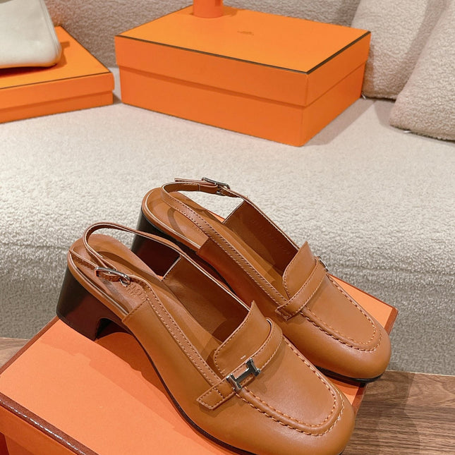 INFINIE 50 PUMP CARAMEL LAMBSKIN