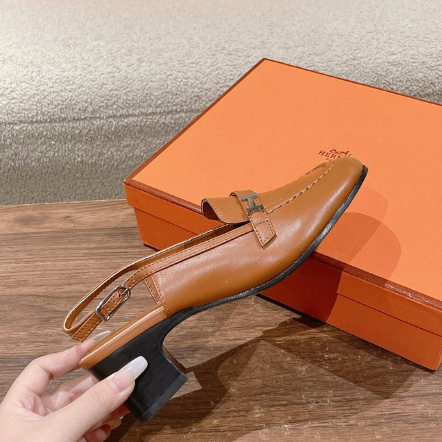 INFINIE 50 PUMP CARAMEL LAMBSKIN