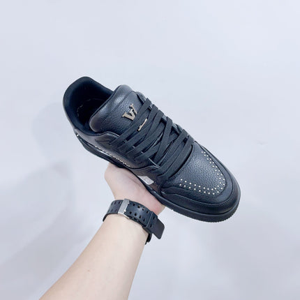 TRAINER SNEAKER IN BLACK CALFSKIN