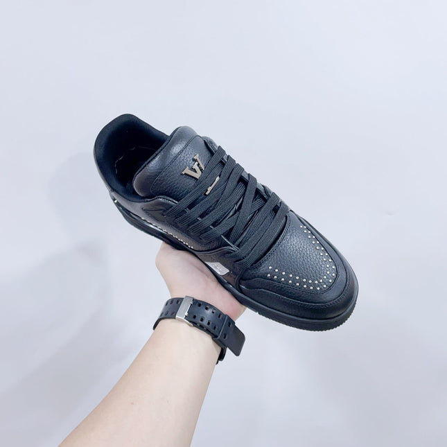 TRAINER SNEAKER IN BLACK CALFSKIN