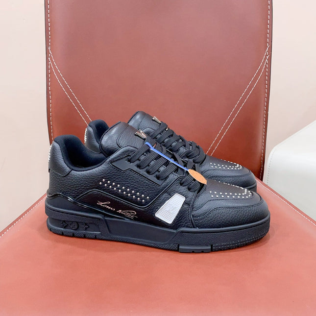 TRAINER SNEAKER IN BLACK CALFSKIN