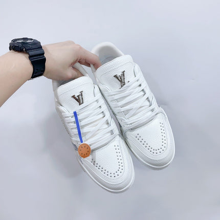 TRAINER SNEAKER IN WHITE CALFSKIN