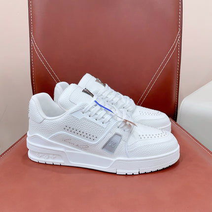 TRAINER SNEAKER IN WHITE CALFSKIN