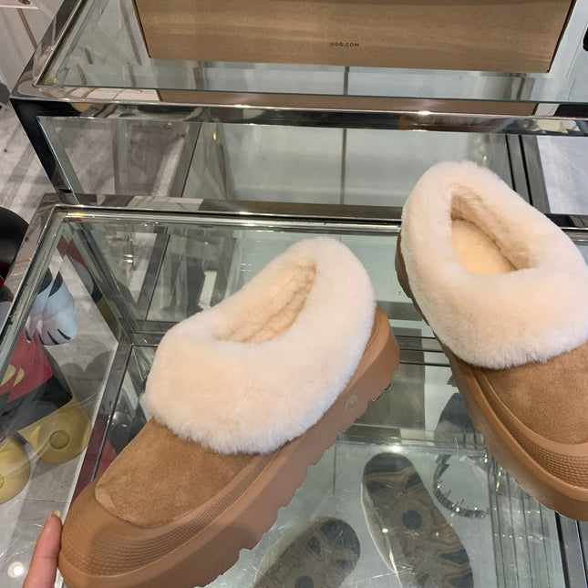 SNOW BOOT IN CIDER BROWN SUEDE AND CALFSKIN