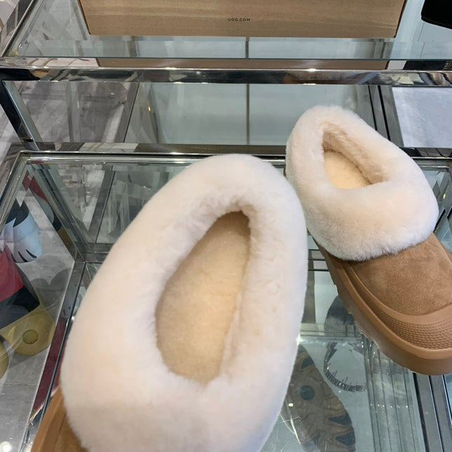 SNOW BOOT IN CIDER BROWN SUEDE AND CALFSKIN