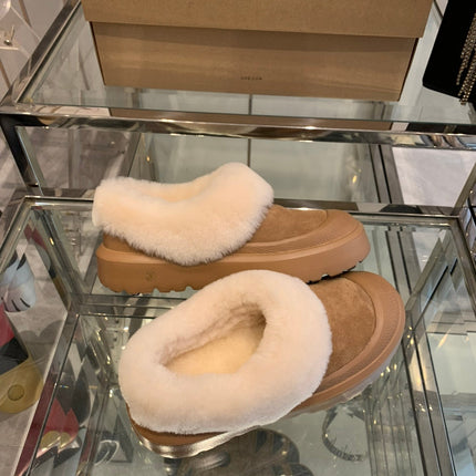 SNOW BOOT IN CIDER BROWN SUEDE AND CALFSKIN