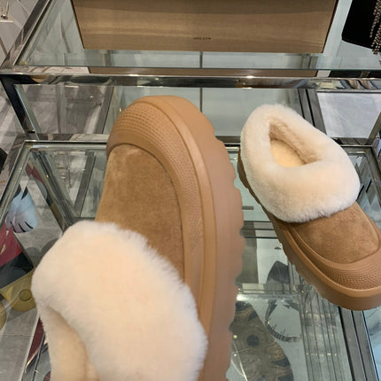 SNOW BOOT IN CIDER BROWN SUEDE AND CALFSKIN