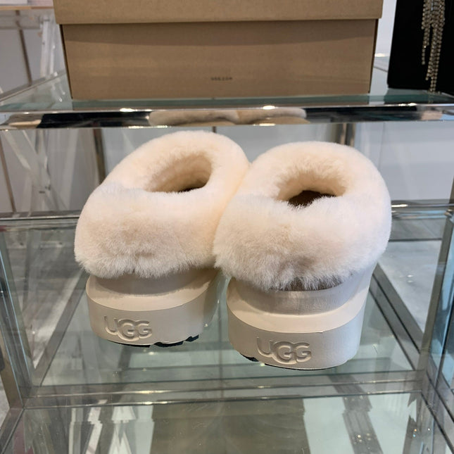 SNOW BOOT IN DESERT BROWN SUEDE AND WHITE CALFSKIN