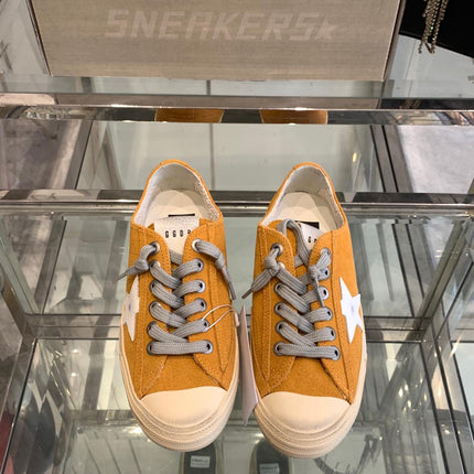 V-STAR LTD SNEAKERS IN MARIGOLD SUEDE WHITE STAR
