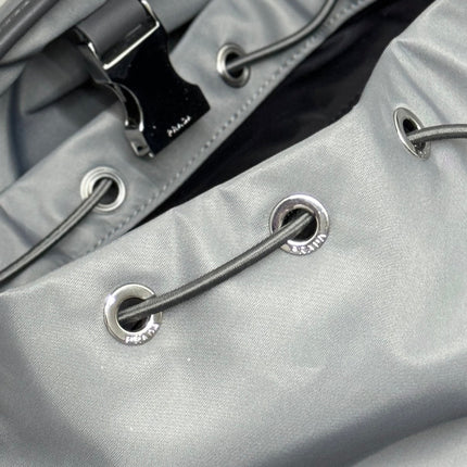 TRIANGLE LOGO BACKPACK 42 IN RHINO GRAY RE-NYLON