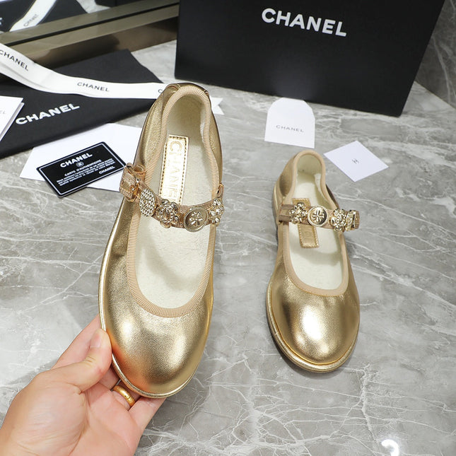 MARY JANE GOLDEN SHEEPSKIN