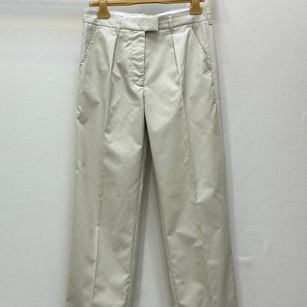MIUMIU HIGH-WAISTED WIDE-LEG PANTS STYLE 52